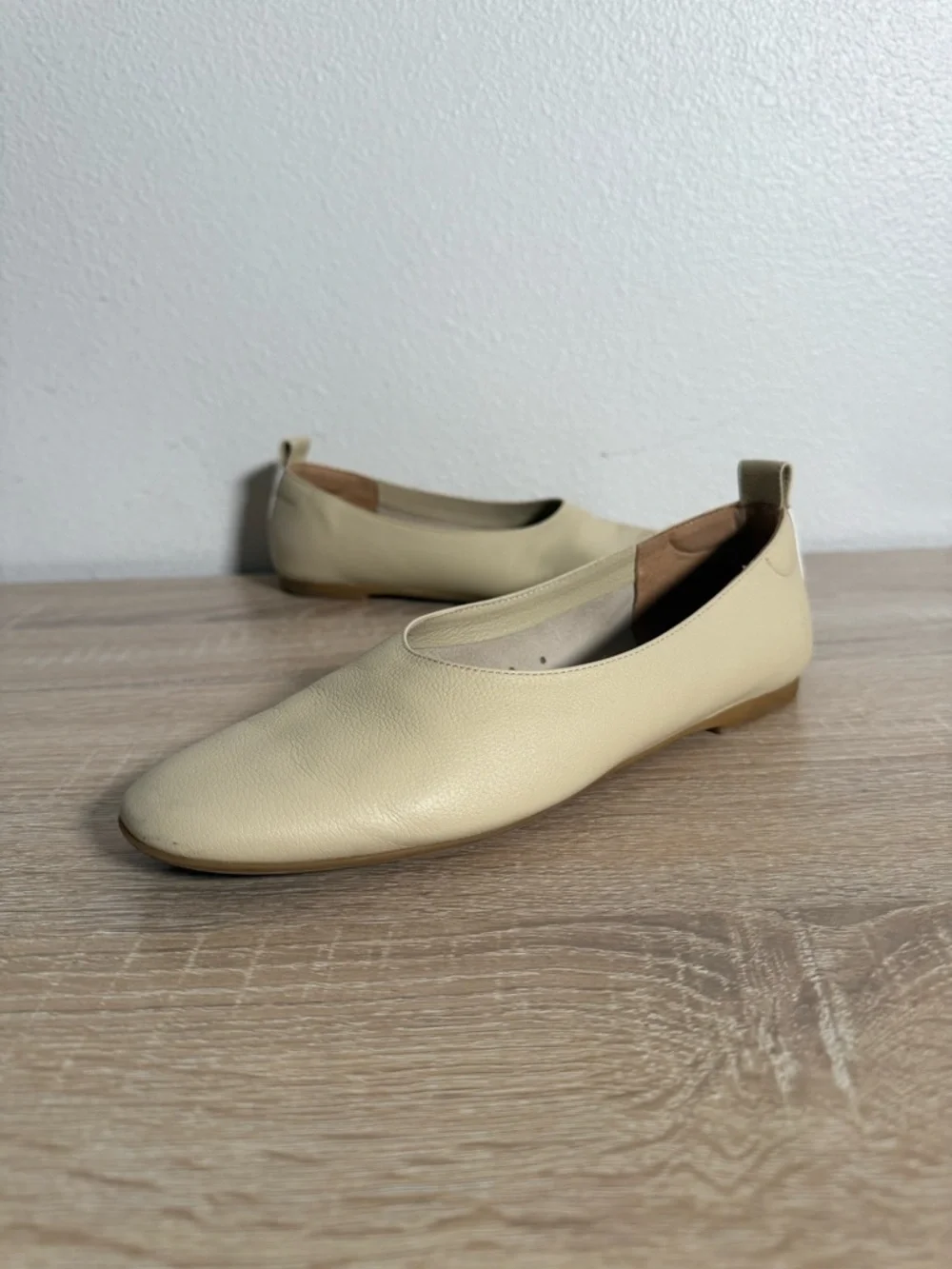 Everlane The Day Glove cream Leather Ballet Flats women’s Sz 6.5 - Picture 3 of 7